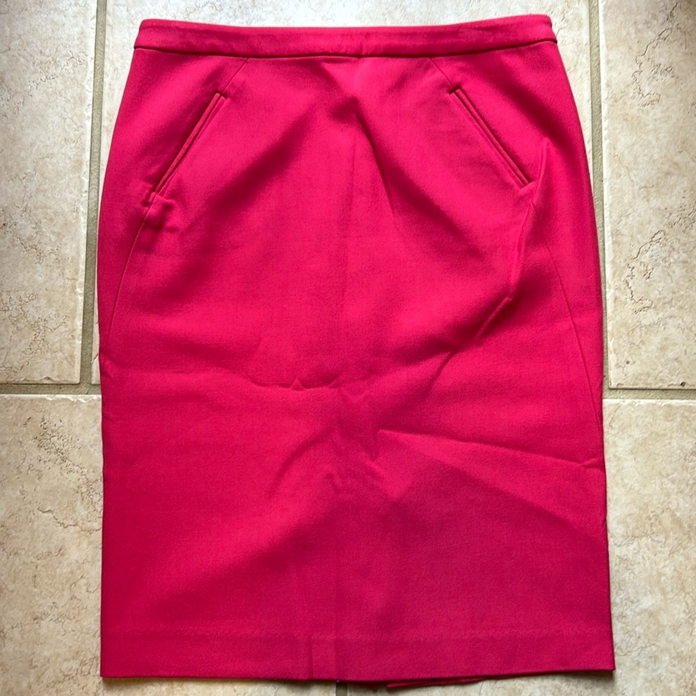 Loft Pink Pencil skirt size 2